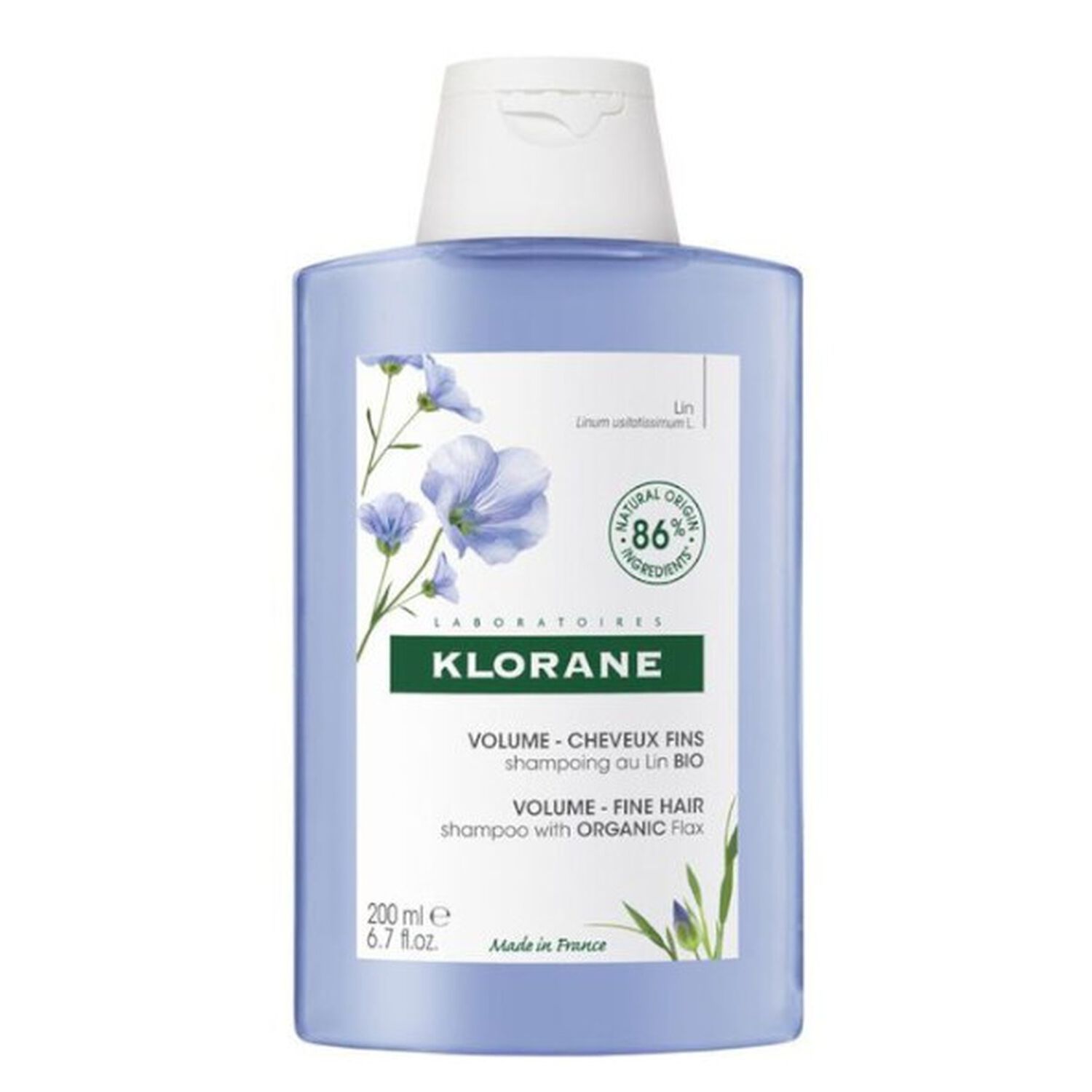 Fibres de Lin - Shampoing - Cheveux Fins et Sans Volume