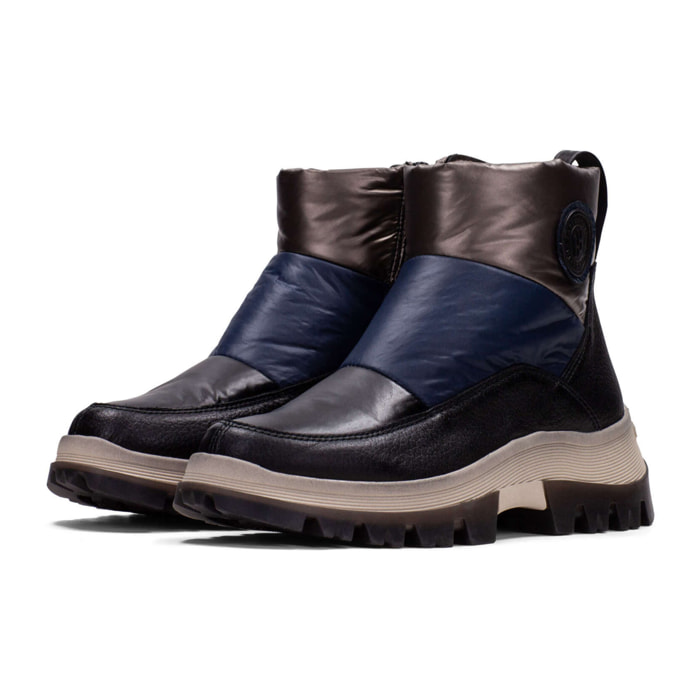 Botin sport Meryl Negro marino 4 cm