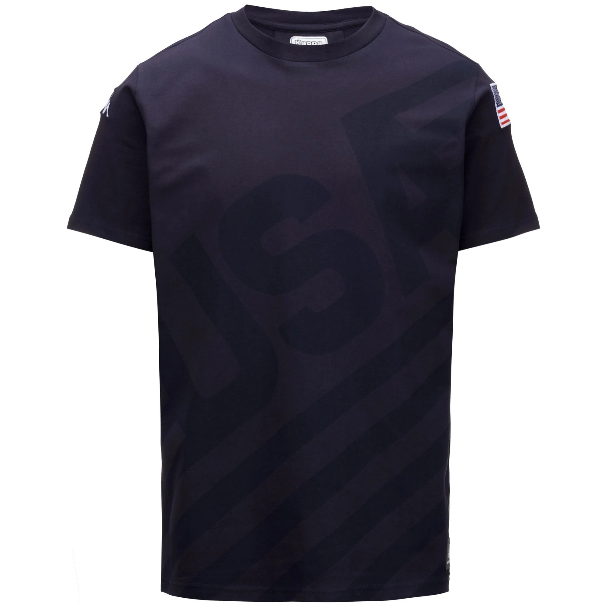 Kappa - T-Shirts & Top Uomo Donna Blu - Ayba2 Usa Us