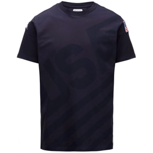 Kappa - T-Shirts & Top Uomo Donna Blu - Ayba2 Usa Us