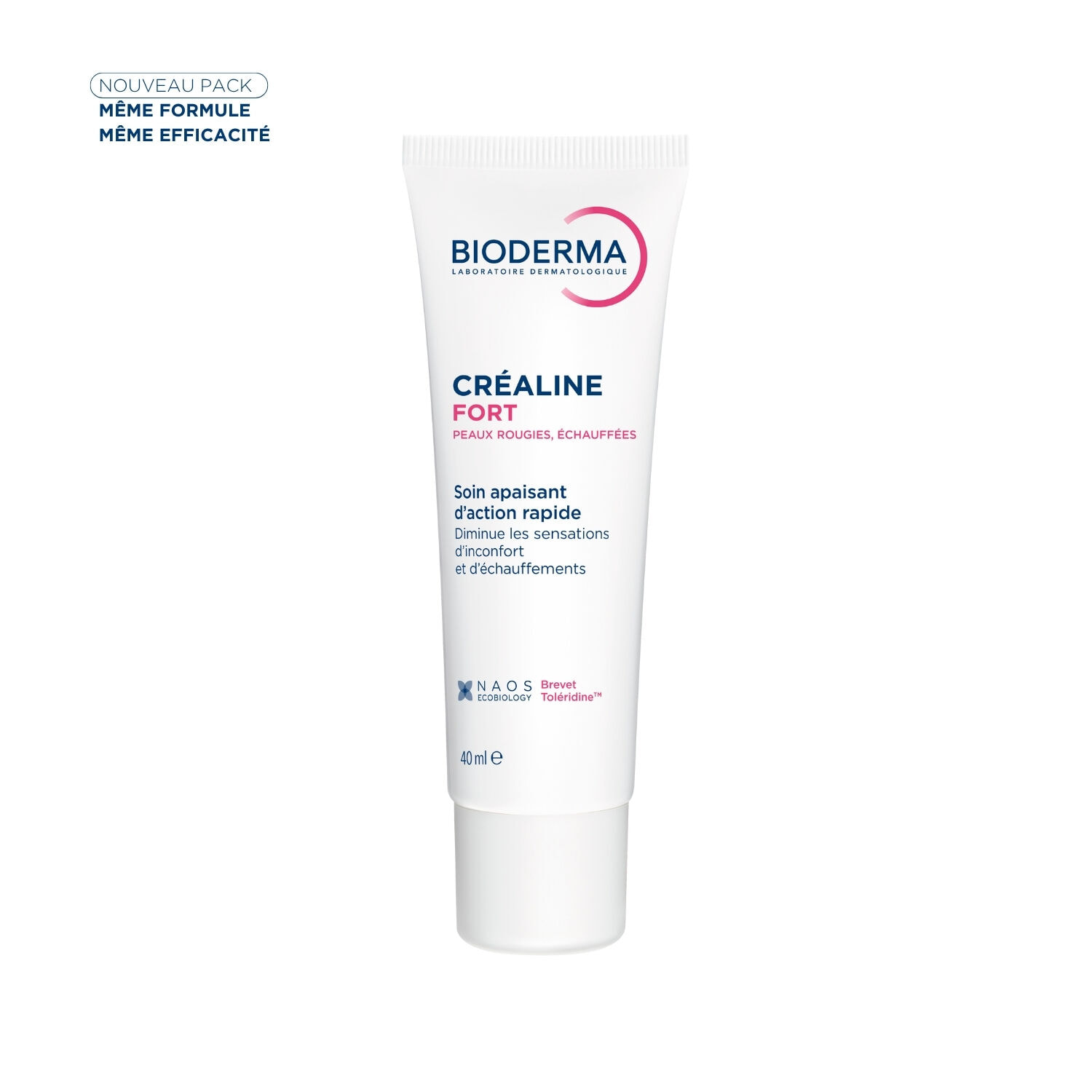 Créaline Fort - Crème Apaisante Action Rapide - Peaux Rougies & Échauffées 40 ml