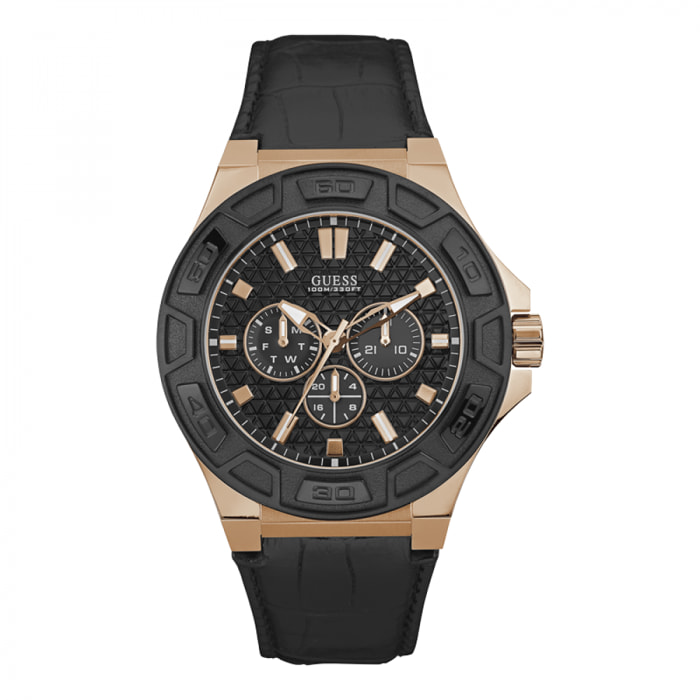 Reloj Guess W0674G6 Hombre Analogico Cuarzo con Correa de Pu & leather strap