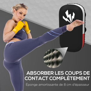 Bouclier de frappe coussin PAO de boxe Muay Thai Karaté Taekwondo Kickboxing