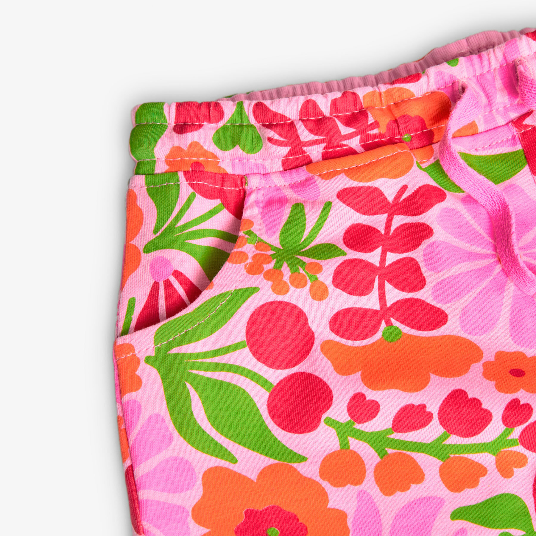 Bermuda tricot fleurs  -BCI