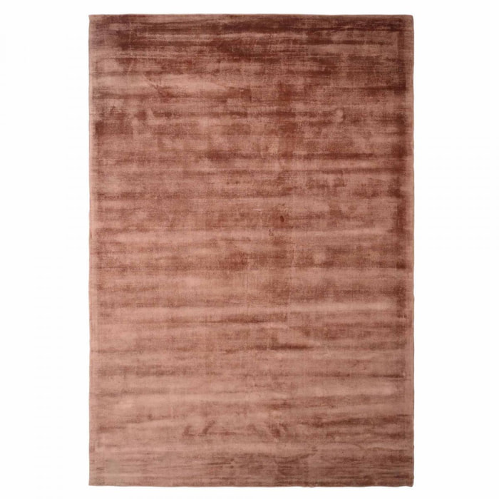 Tapis artisanal doux et soyeux tufté main en viscose