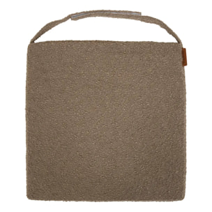 Galette de chaise Solfia 40x40cm café