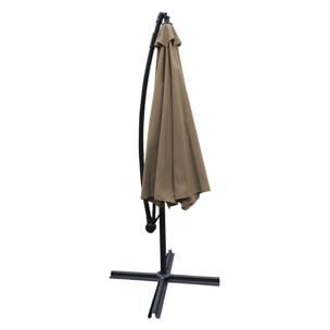 Parasol déporté MOLOKAI carré -