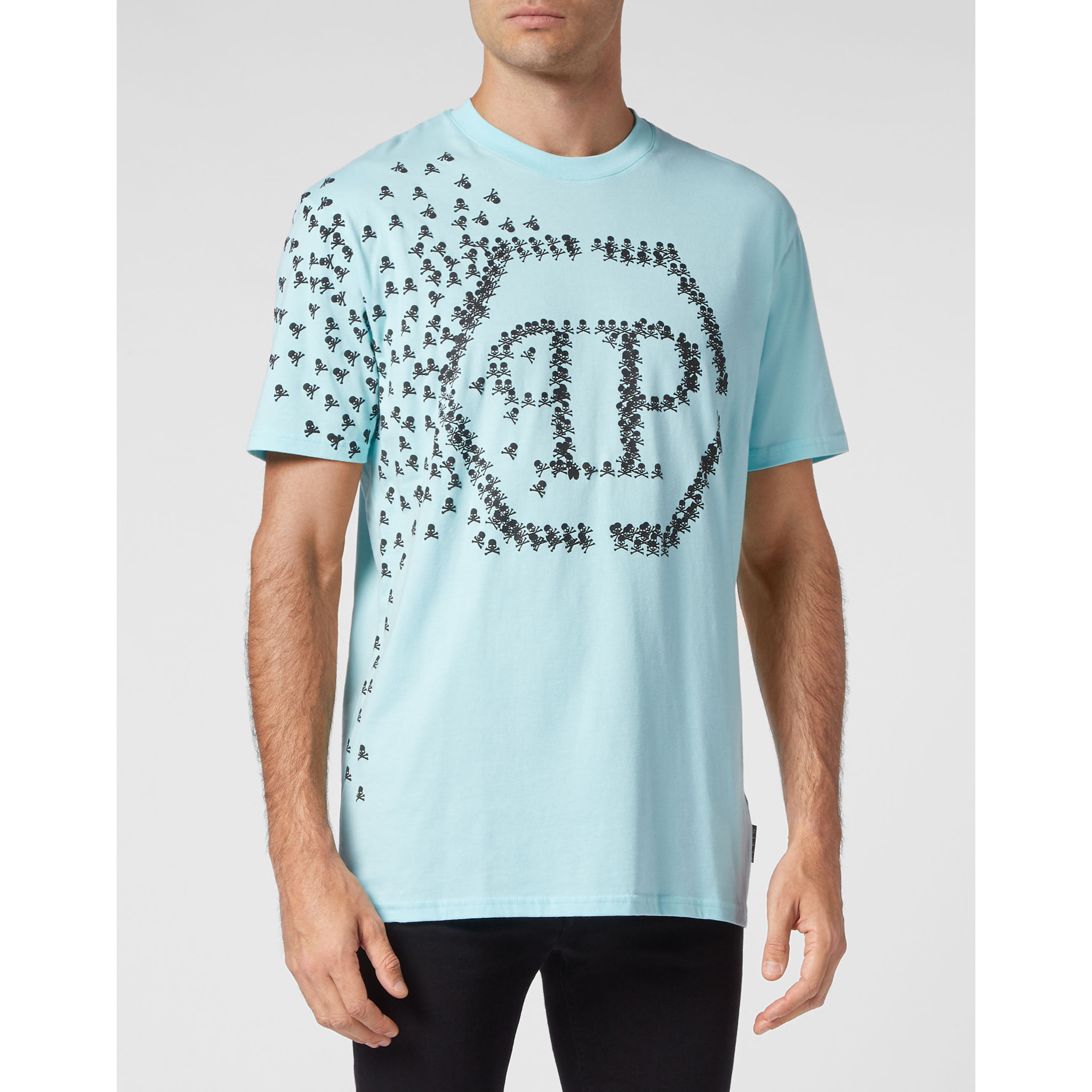 PHILIPP PLEIN T-Shirt Round Neck SKULL&BONES