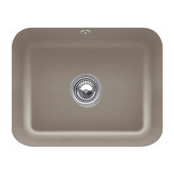 Evier 1 bac Cisterna 60C Timber CeramicPlus avec vidage auto