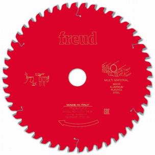 Lame pour scie circulaire portative FREUD - Ø250 2,4/2 AL30 Z48 TPB 0° - F03FS09888 -FR23M001M