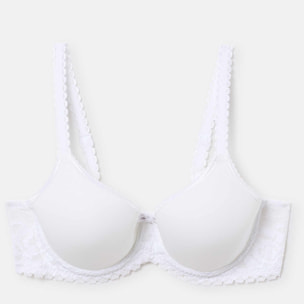 Sujetador con aros Spacer Flower Elegance con encaje reciclado