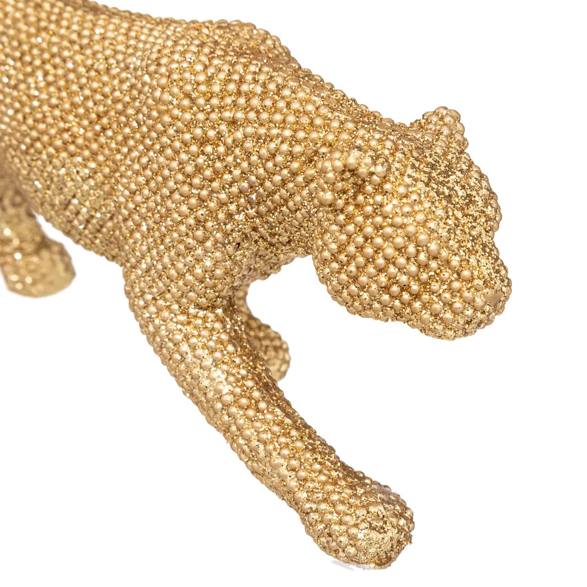 Statuette panthère "Artif" doré H10cm