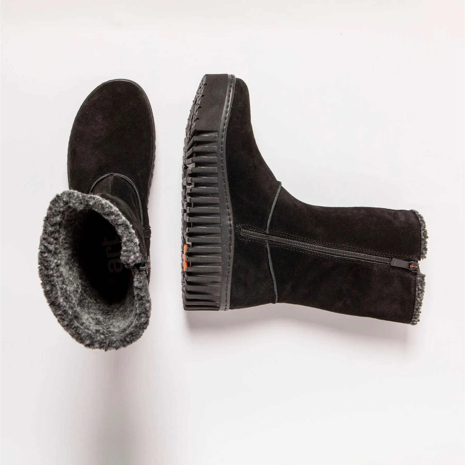 Botines 1511 SILK SUEDE BLACK/BRIGHTON color Black