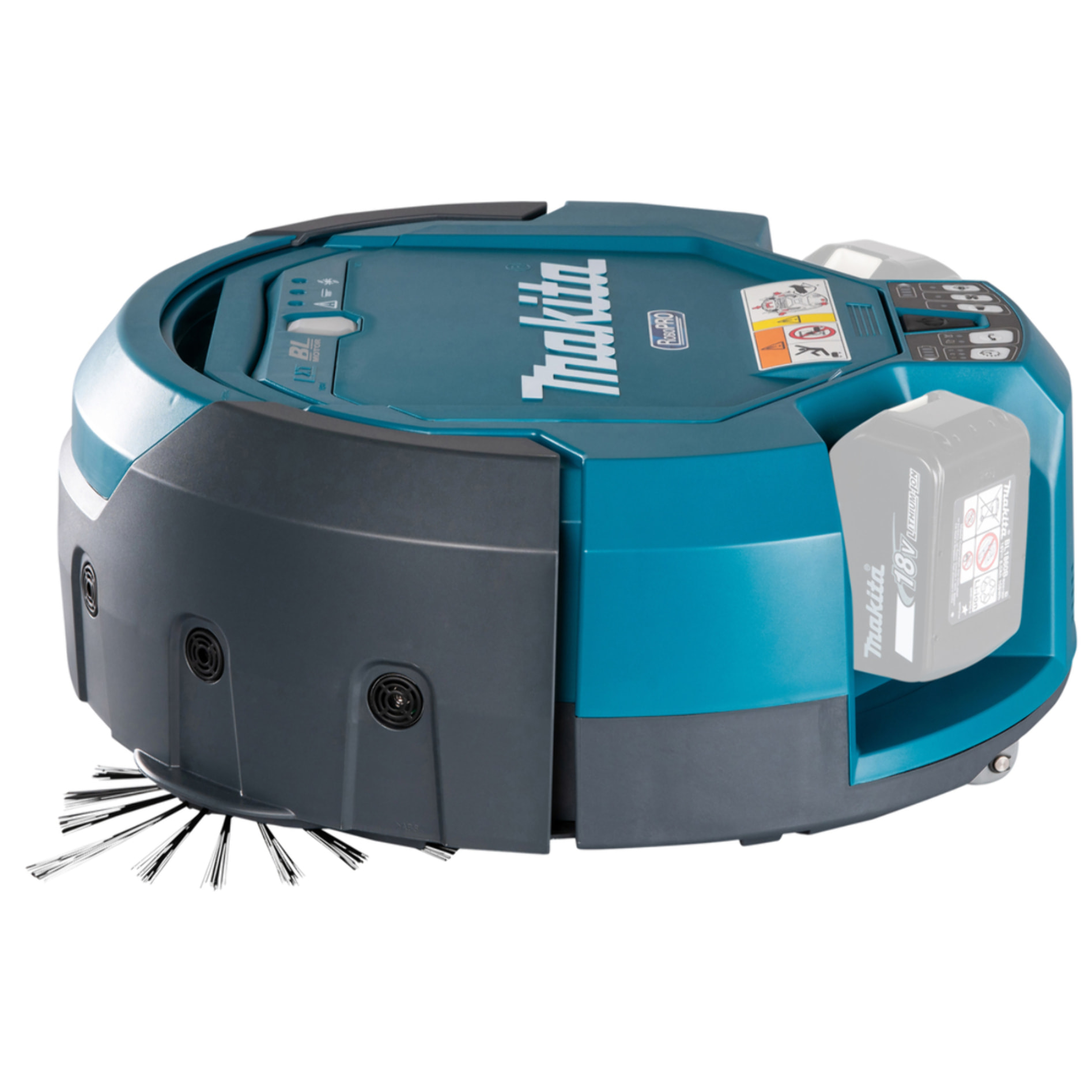 MAKITA Robot aspirador de iones de litio de 18 V - Sin batería ni cargador - DRC200Z