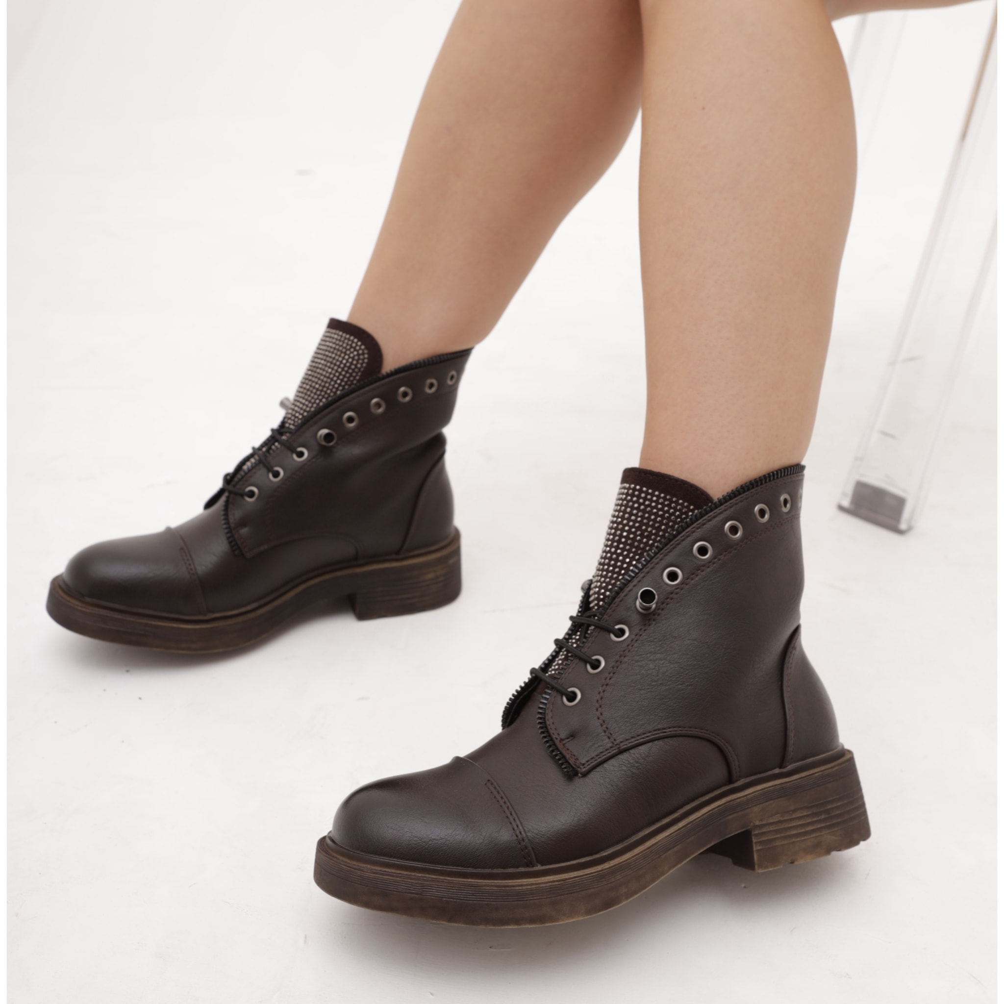 ANFIBIO STRASS TESTA DI MORO