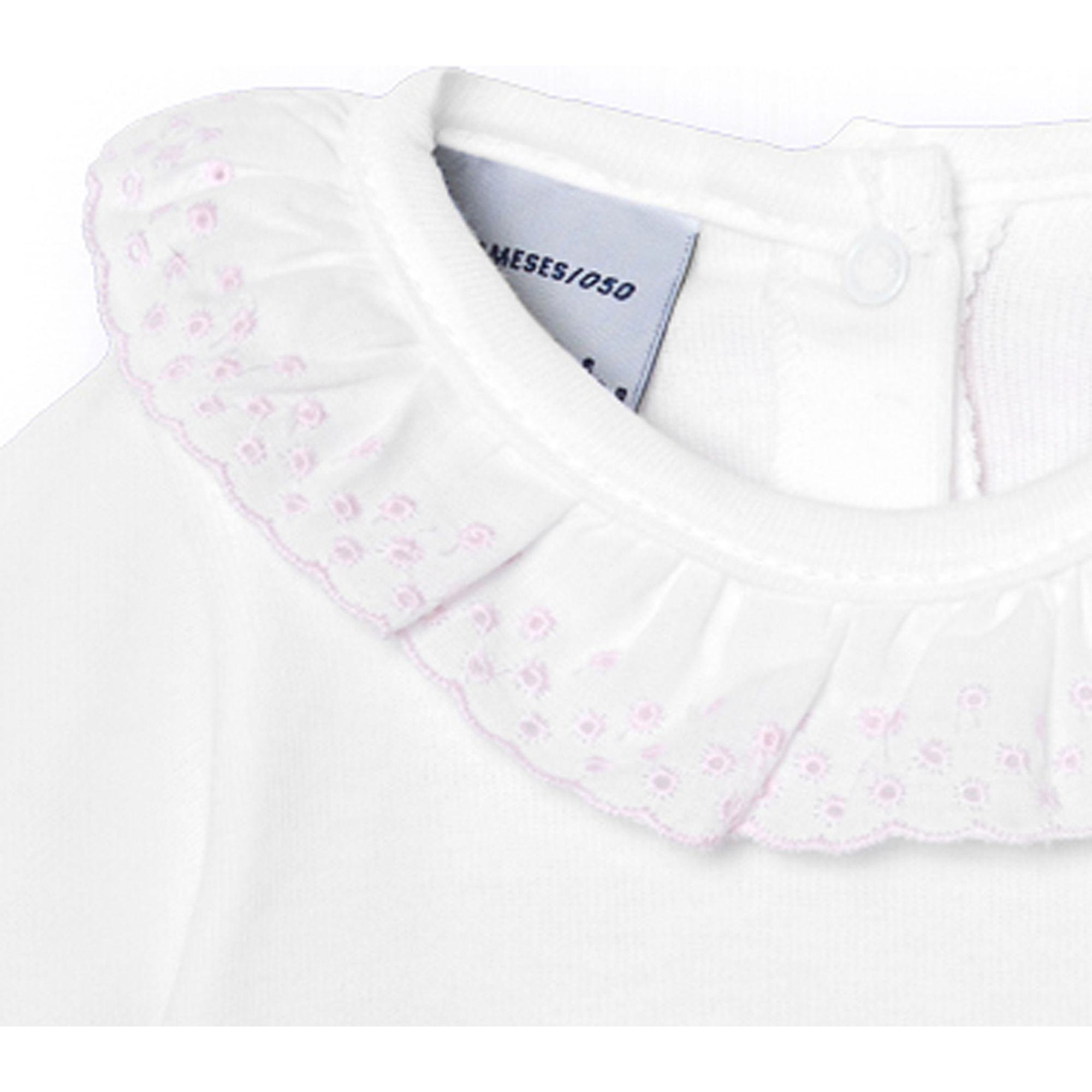 Body bebé manga corta cuello batista