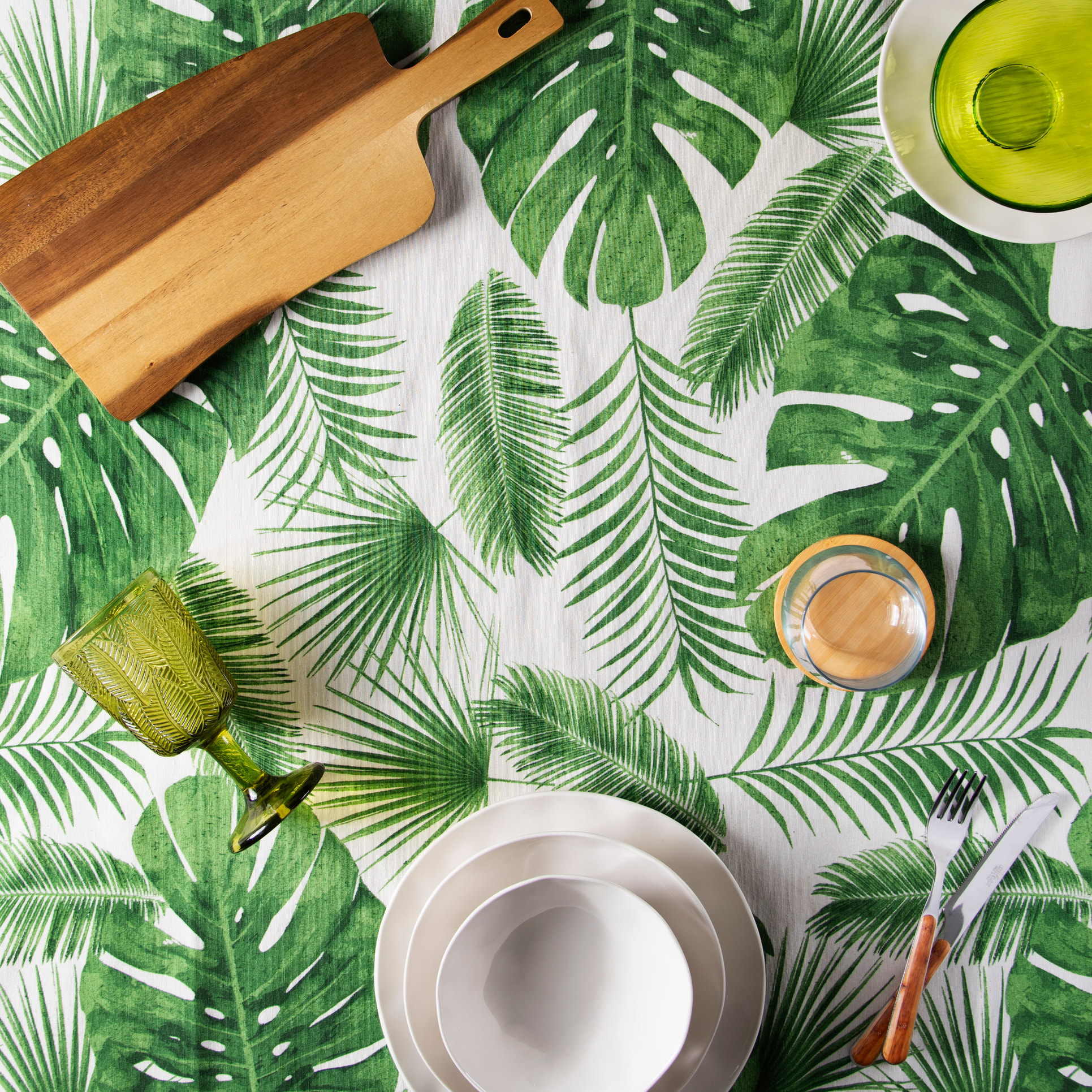 Nappe 140×240 Excelsa – Foliage, Coton Multicolore