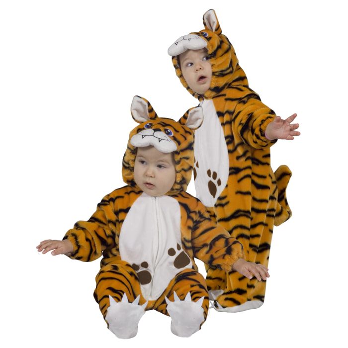 Costume Travestimento Tigrotto Tutina Bambino Unisex