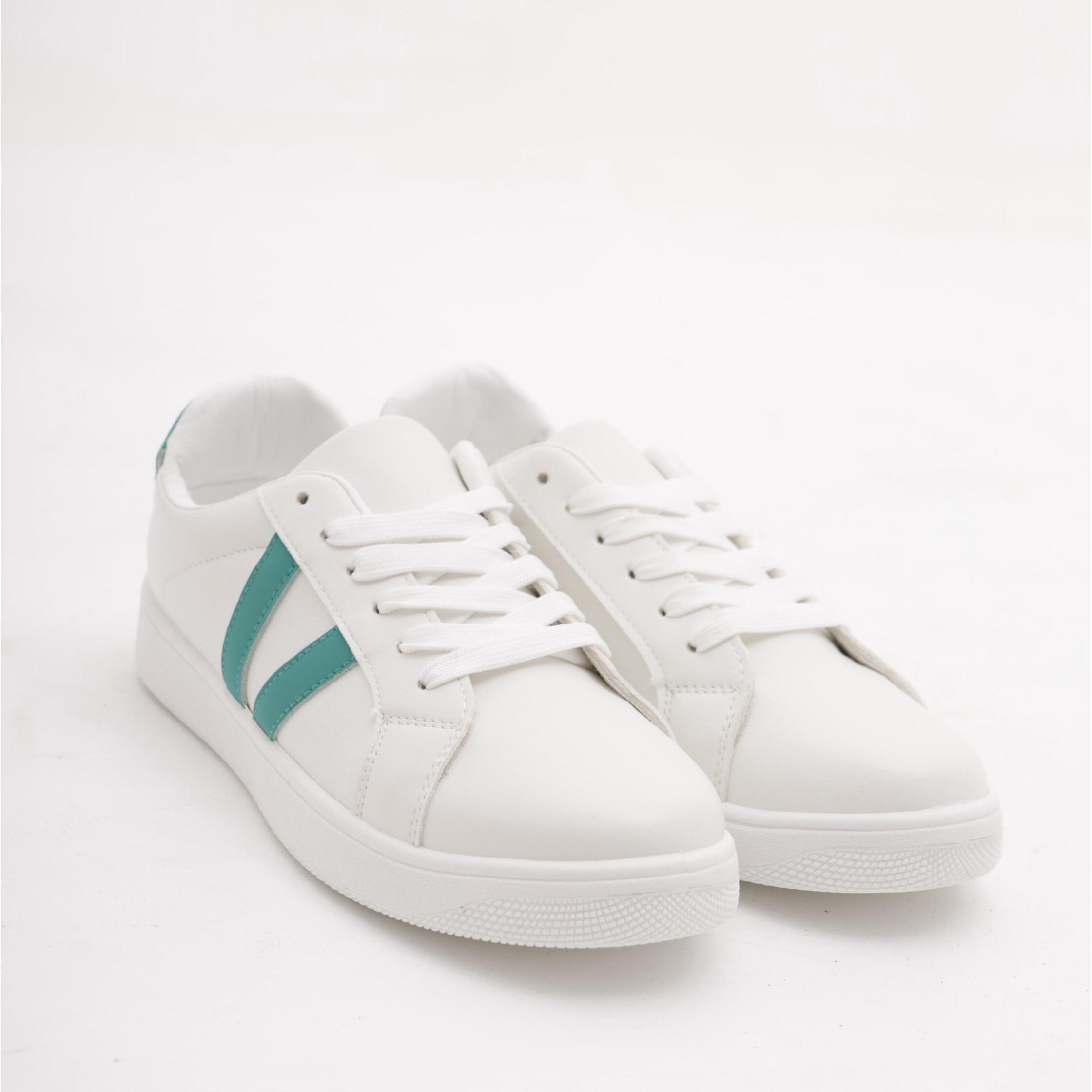 SNEAKERS CHOCOLA' BIANCO E VERDE