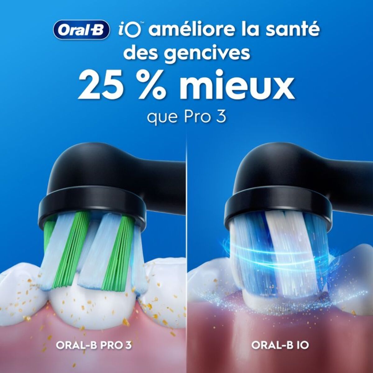 Brosse à dents électrique ORAL-B iO2 Duo Noir et Rose