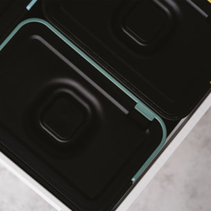 Sistema de clasificación de reciclaje 2 x 10 litros keden