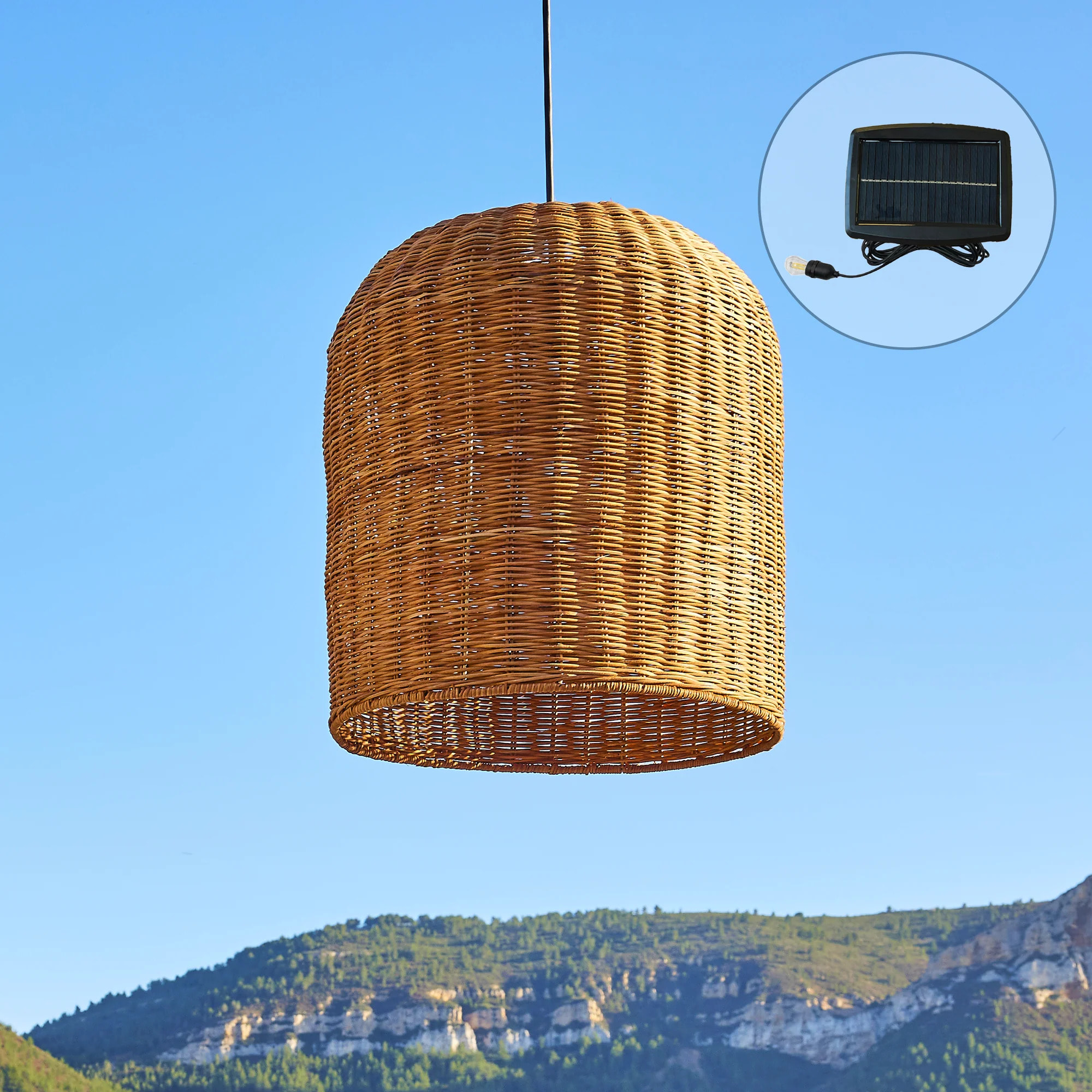Suspension solaire bohème GIACOMO SOLAR H45cm