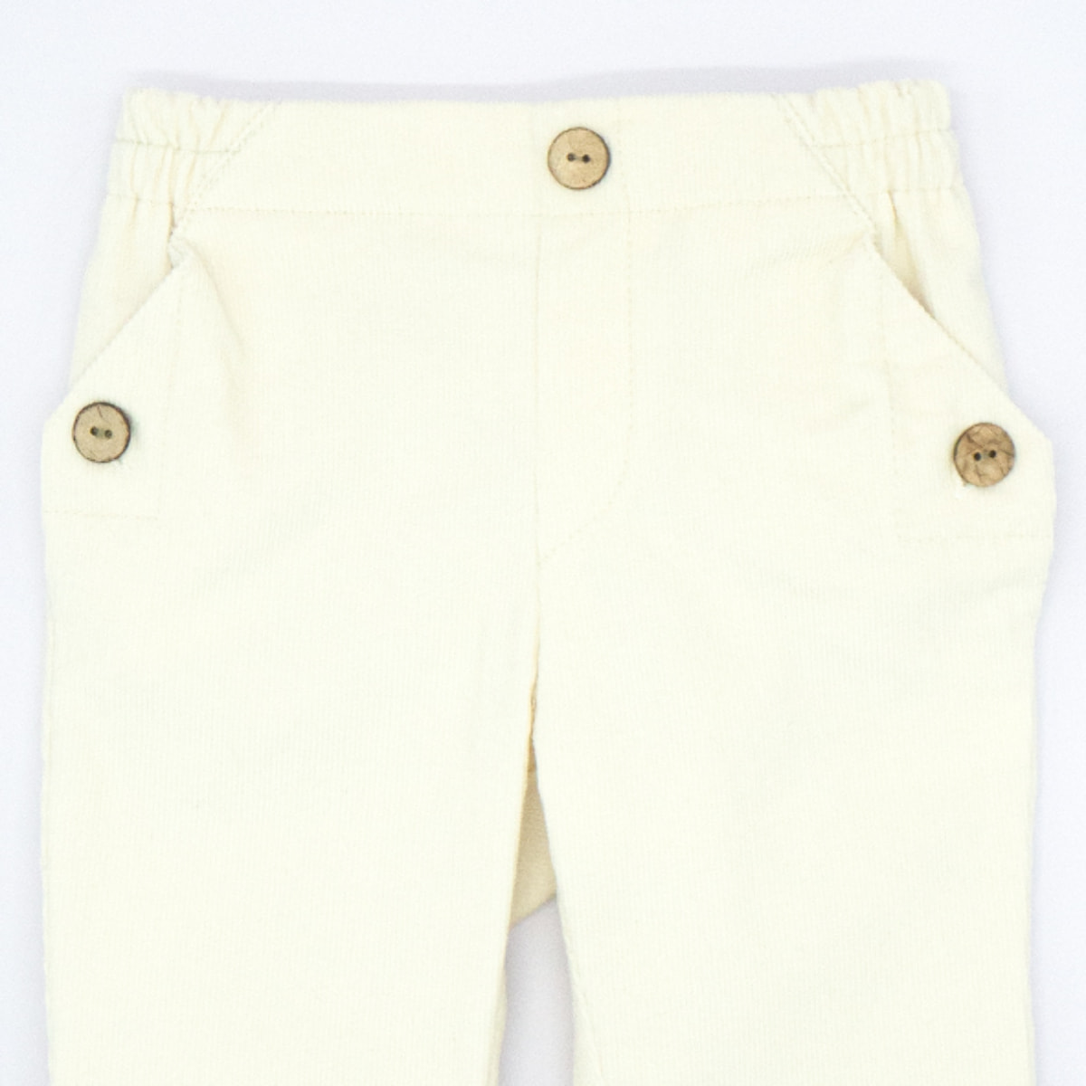 PANTALÓN PANA BLANCO