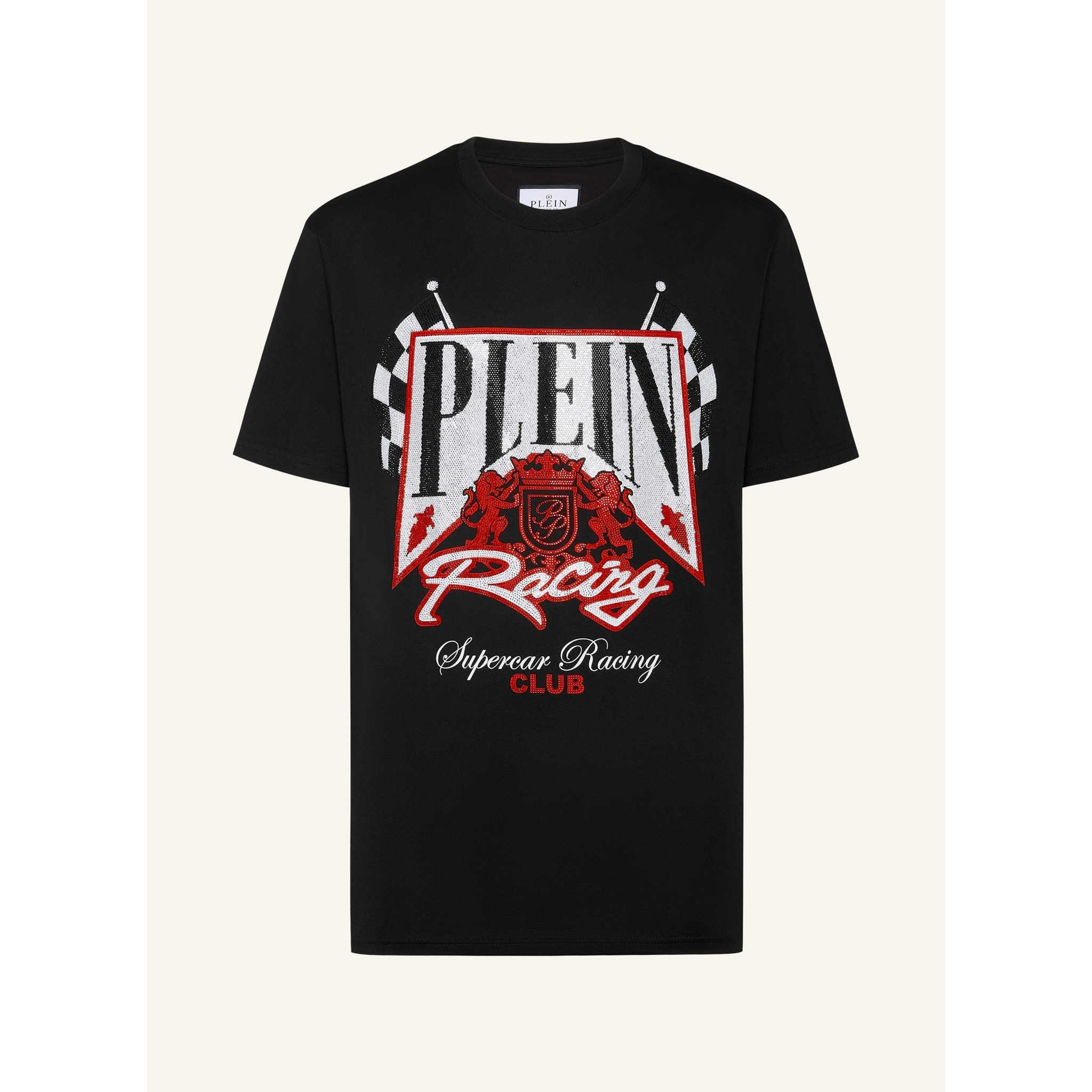 PHILIPP PLEIN T-Shirt Round Neck RACING