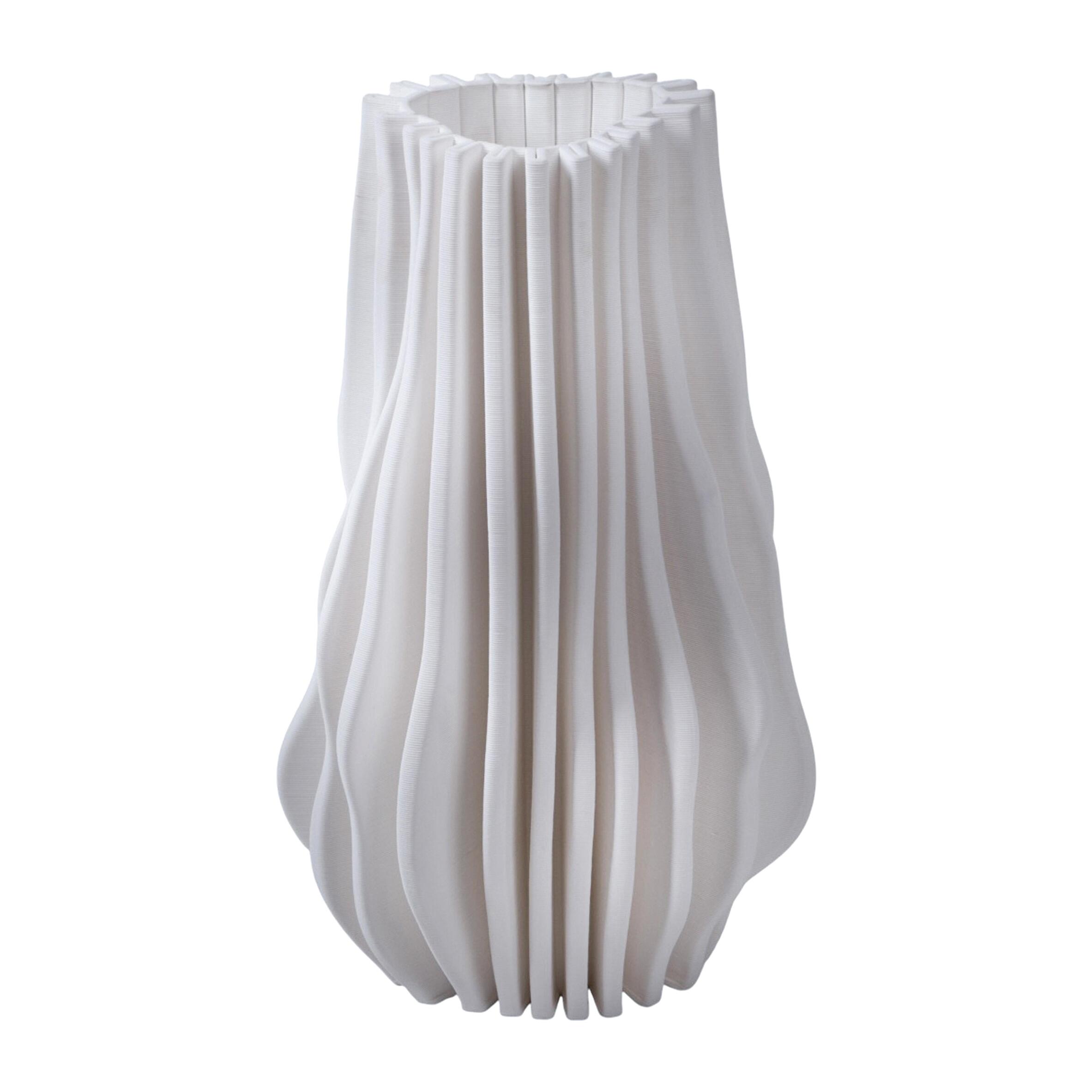 Vaso con righe in rilievo - 31xH48x19cm - Pezzi 1 - Bianchi Dino SpA