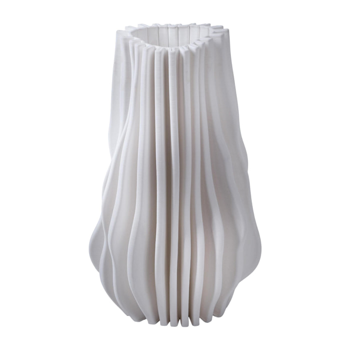 Vaso con righe in rilievo - 31xH48x19cm - Pezzi 1 - Bianchi Dino SpA