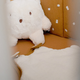 Gigoteuse bébé sans manches en jersey de coton - Crème