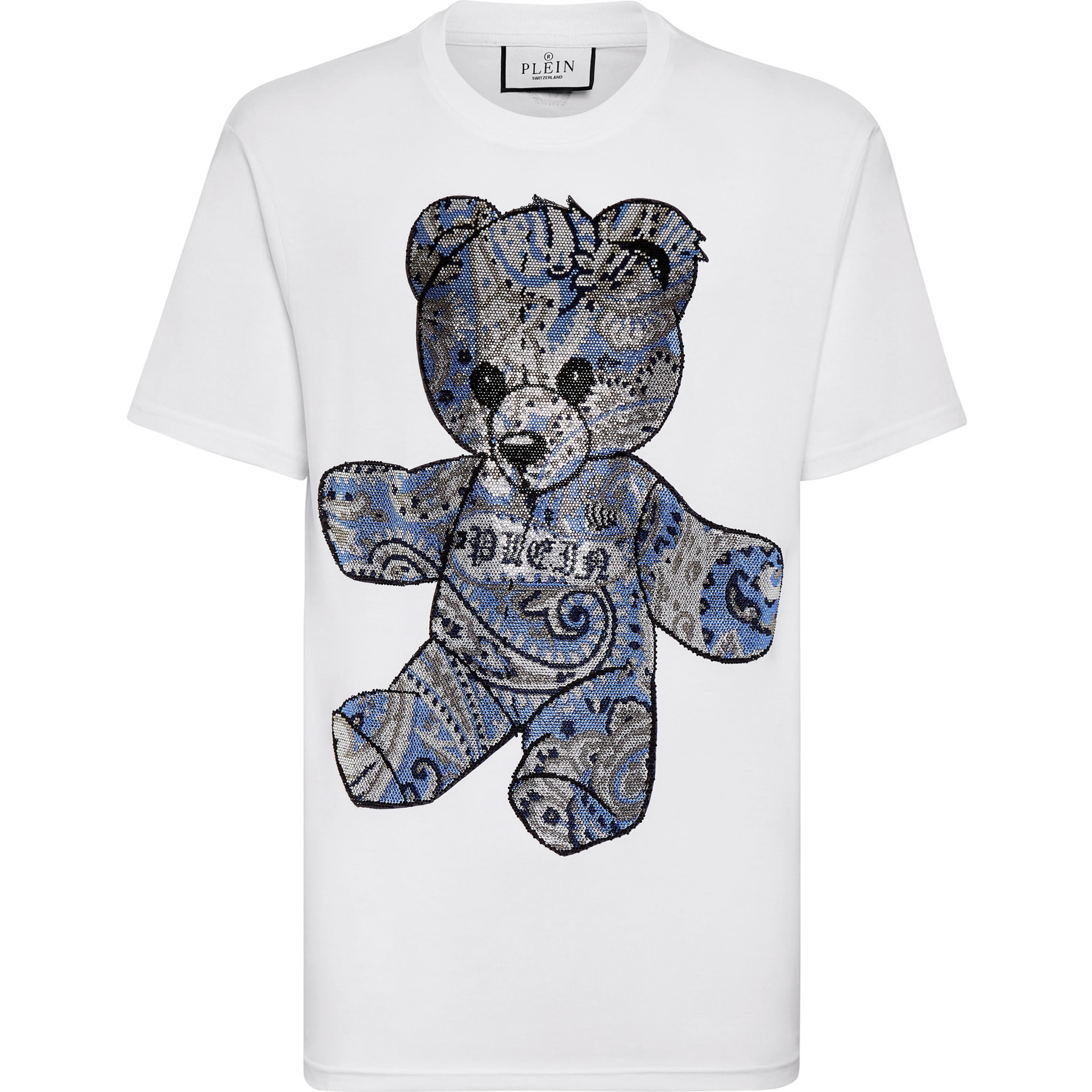 PHILIPP PLEIN T-Shirt Round Neck PAISLEY