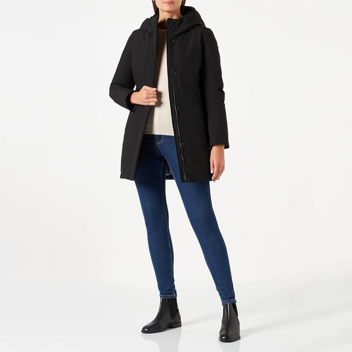 Abrigos Mujer de la marca GEOX  modelo W SPHERICA NEGRO
