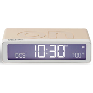 Réveil LEXON x Pantone Flip Classic Sand Dollar