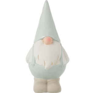 J-Line figurine Nain - céramique - blanc/bleu clair - medium