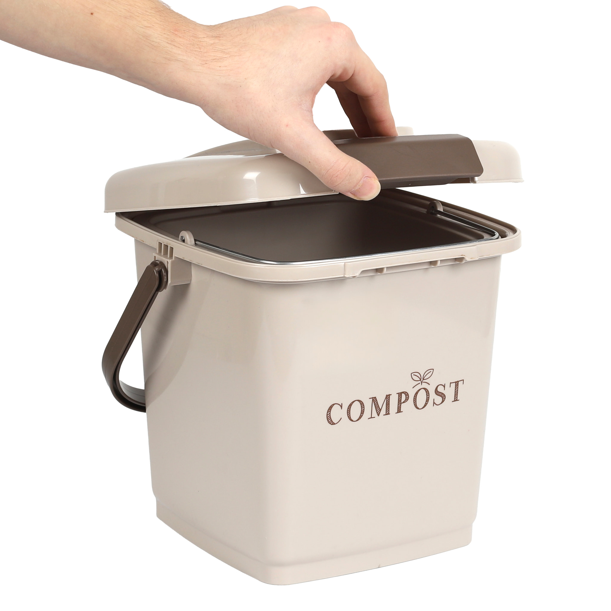 Poubelle A Compost Seau Perfore Et Couvercle