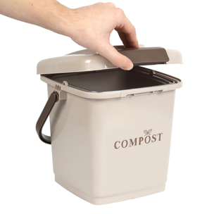 Poubelle A Compost Seau Perfore Et Couvercle
