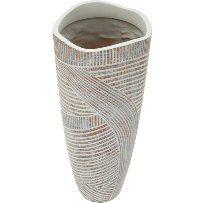 VASO RESINA WOODY CM Ø 18X45