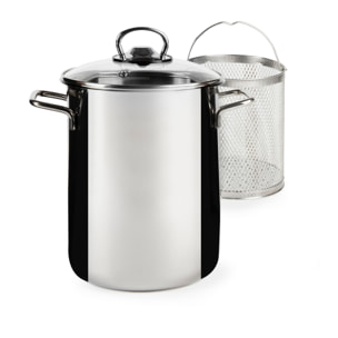 Cuiseur multiusage pour asperges Excelsa – Jazz Cook, Acier Argenté
