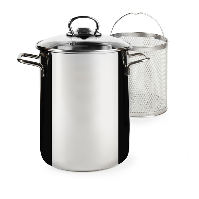 Cuiseur multiusage pour asperges Excelsa – Jazz Cook, Acier Argenté
