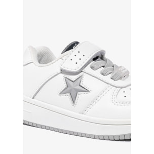 Sneakers bianche luminose per bambini