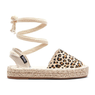 Alpargatas con Estampado Animal