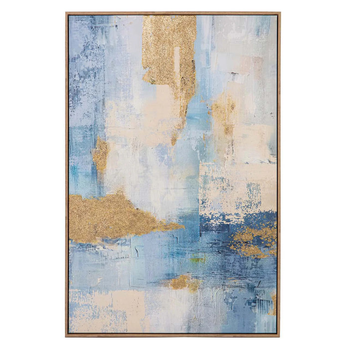 Cuadro Abstracto 30% Pintado A Mano 83x4x123 Cm