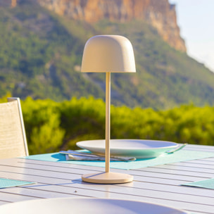 Lampe de table sans fil SOPHIA Sable H28cm