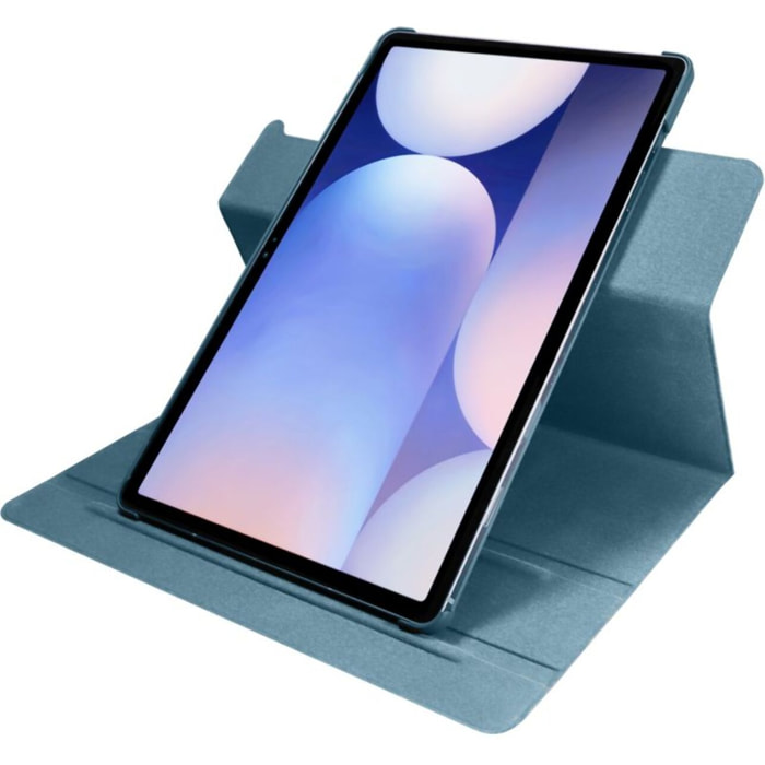 Etui ADEQWAT Samsung Tab S11 bleu rotatif