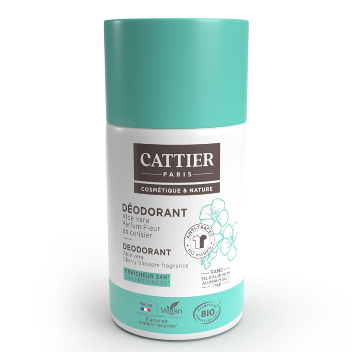 Déodorant Roll-On - Aloe Vera Parfum Fleur de Cerisier 50 ml