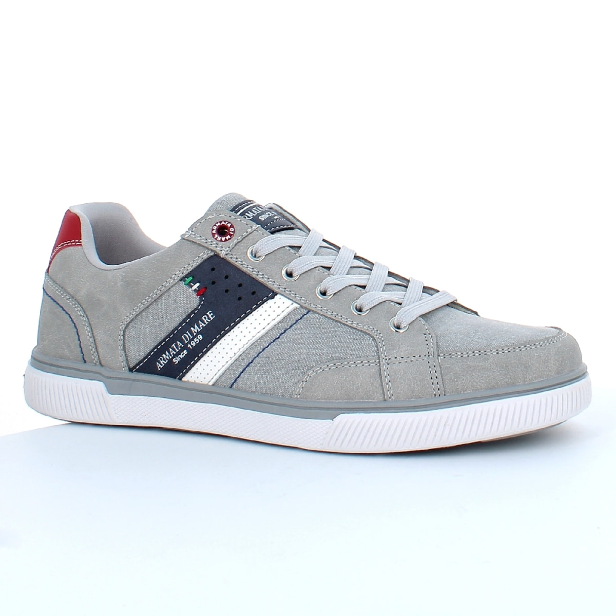 Armata di Mare Scarpe Uomo Sneaker Basse AMU P21M25 Grey