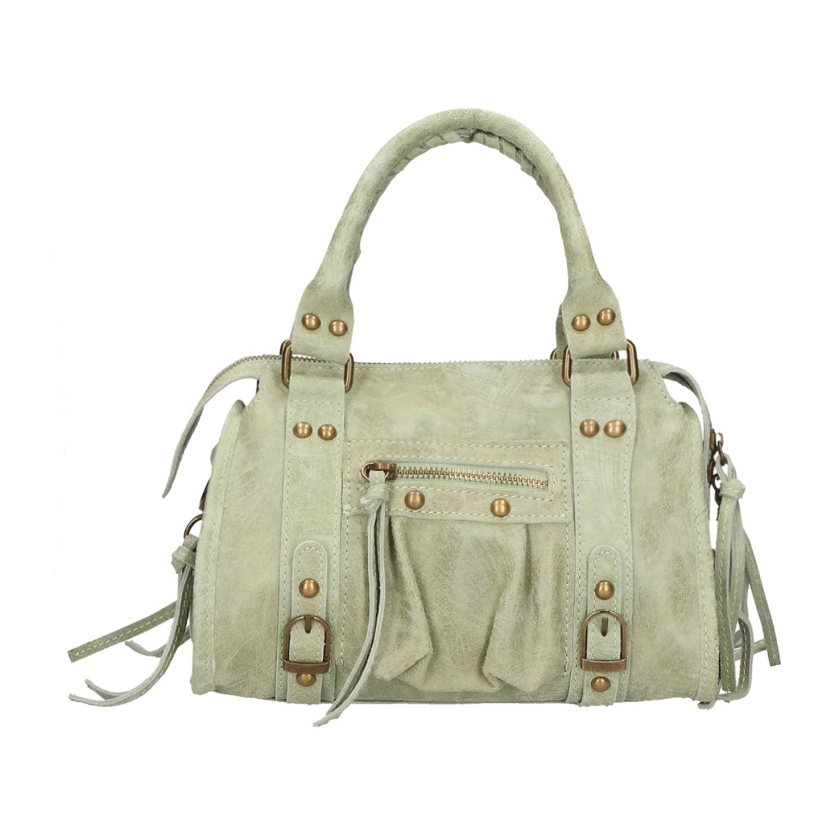 Borsa a spalla da donna - Modello Erisia - Vera pelle - 25.0 x 15.0 x 10.0 cm