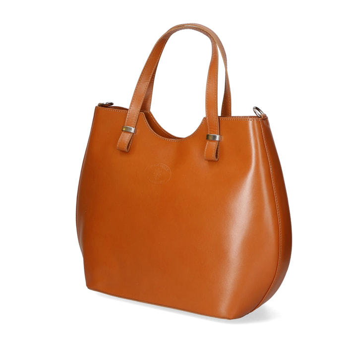 Borsa a mano da Donna Egle in Vera Pelle Made in Italy 31x42x14 cm