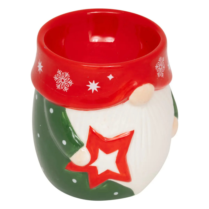 Brûle parfum gnome H.9cm céramique